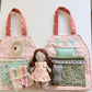 Travel Dollhouse, Portable Doll House, Fabric Dollhouse, Quiet Book