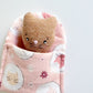Cat cozy pal, cat doll, Pocket Pal, Animal in a Bed
