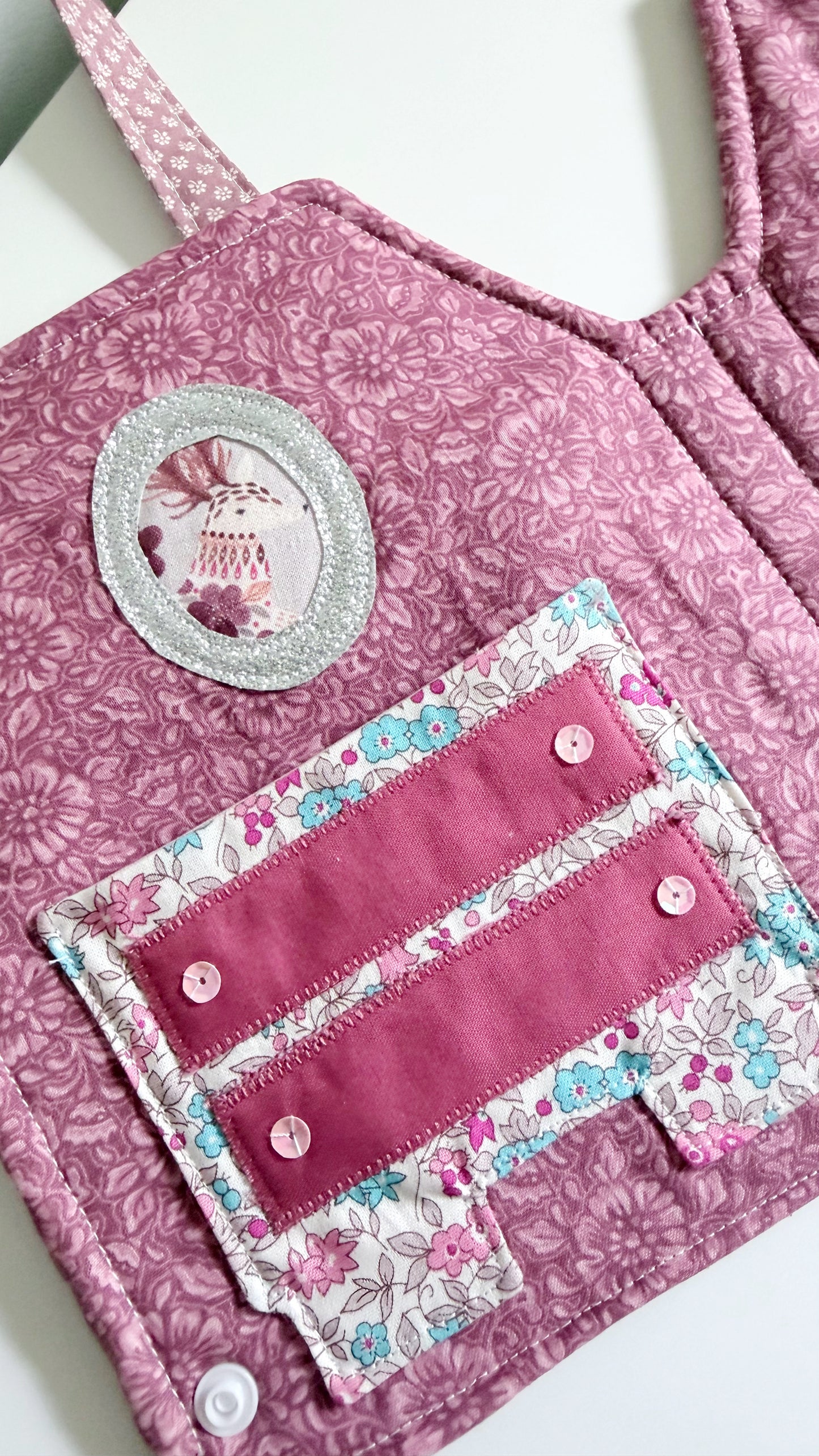 Travel Dollhouse, Pink Fabric Dollhouse