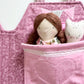 Travel Dollhouse, Pink Fabric Dollhouse