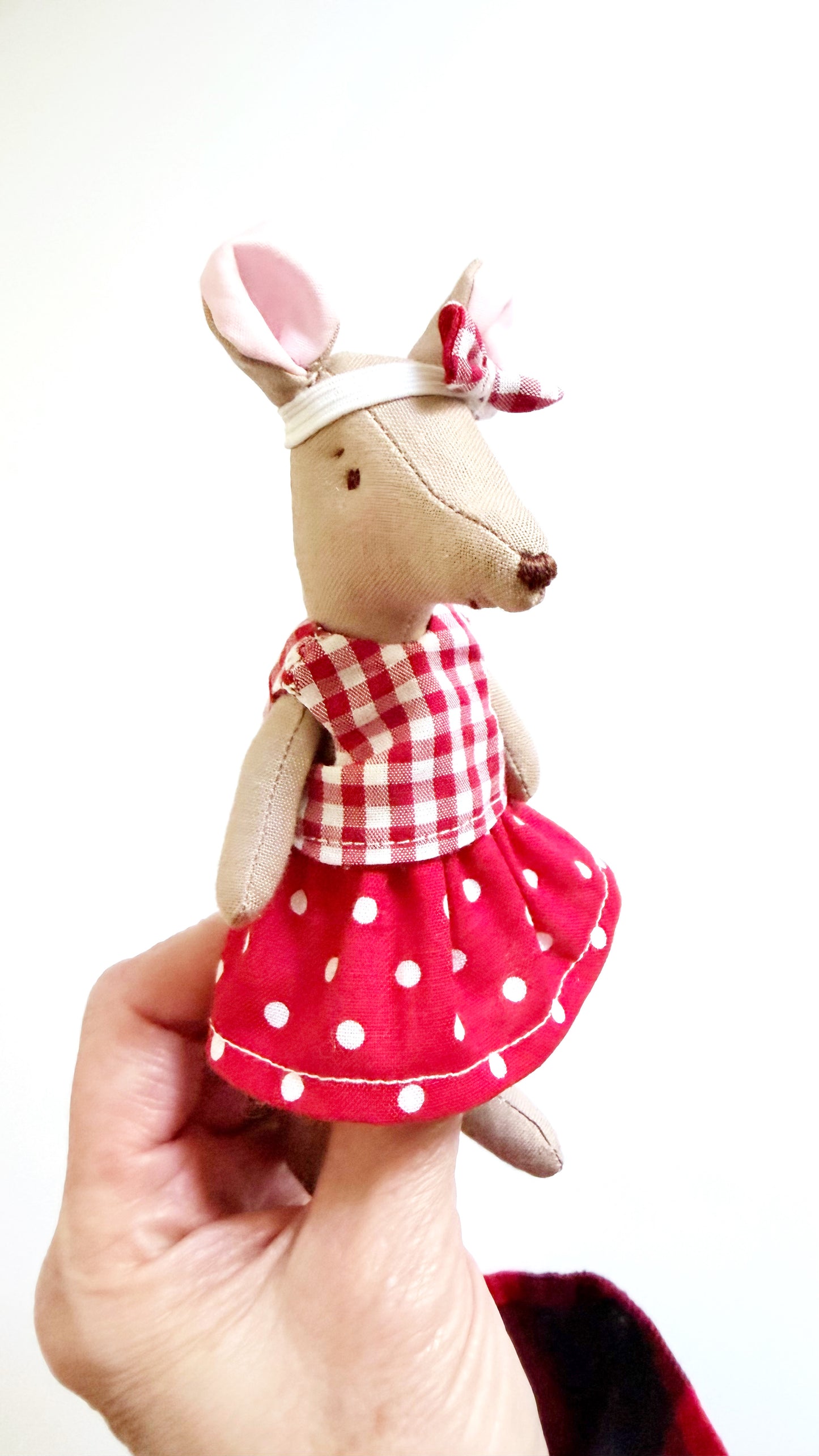 Mouse clothes, Dollhouse Mouse Dress