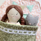 Travel Dollhouse, Portable Doll House, Fabric Dollhouse, Quiet Book