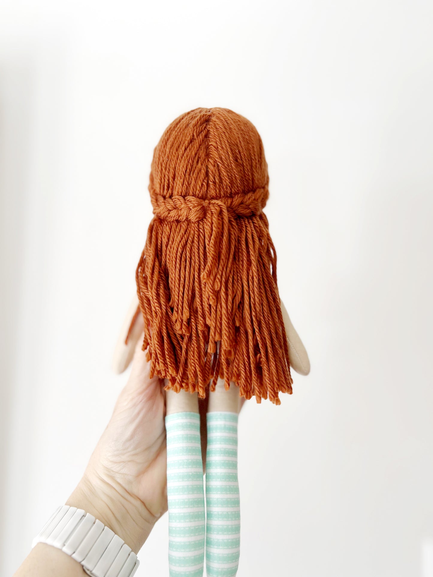 Heirloom Doll, Handmade Doll, Dress Up Doll, Yarn Haired Doll