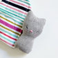 Cat cozy pal, cat doll, Pocket Pal, Animal in a Bed