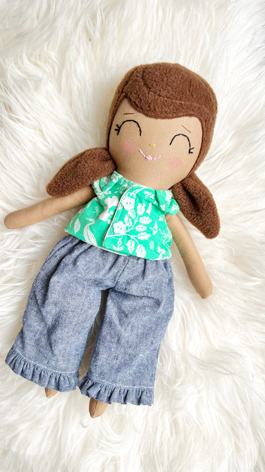 Heirloom doll, handmade doll