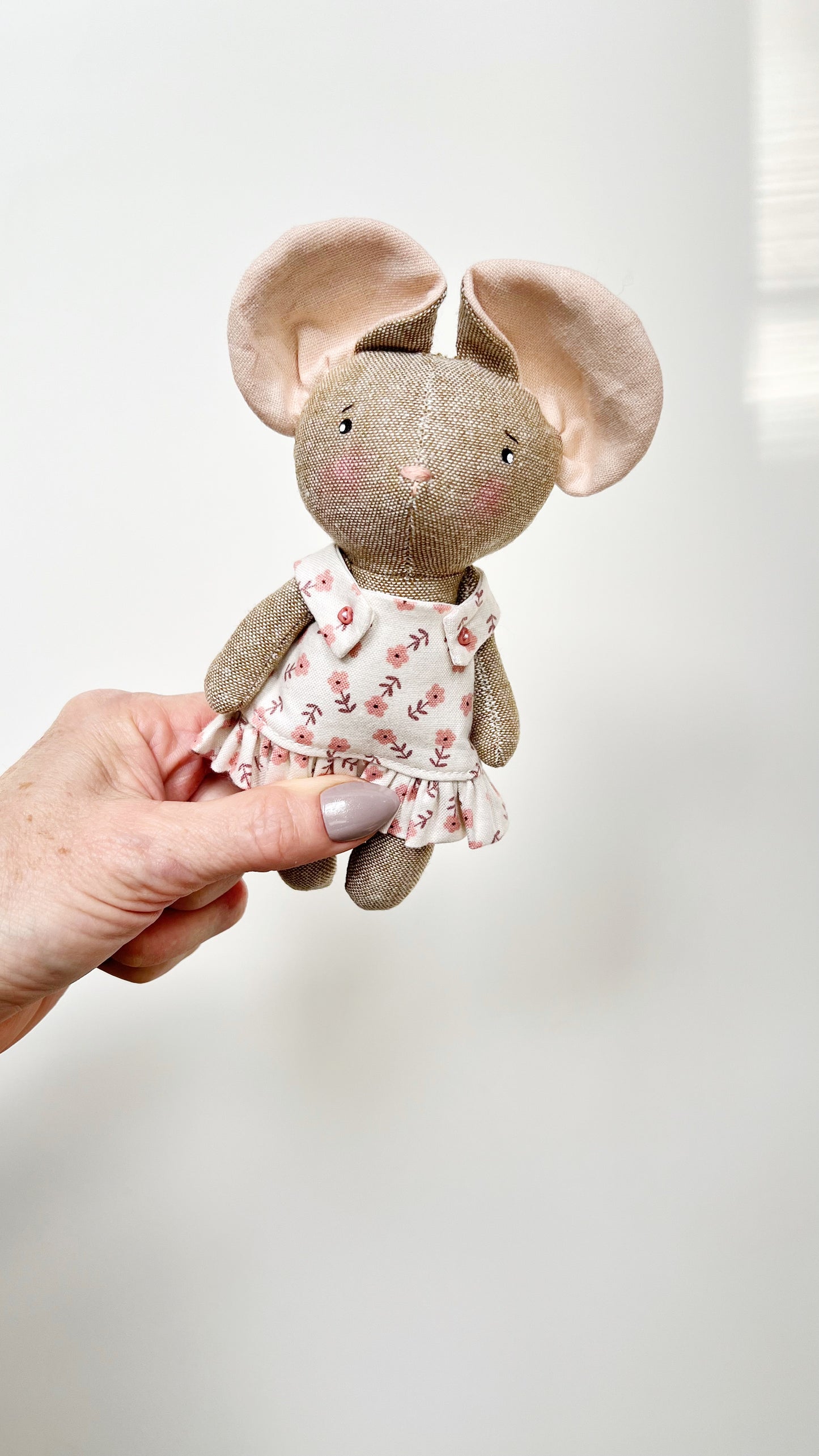 Mini Mouse Doll, Mouse Doll, Dollhouse Doll