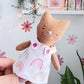 Mini Cat Doll, Cat Doll, Dollhouse Doll