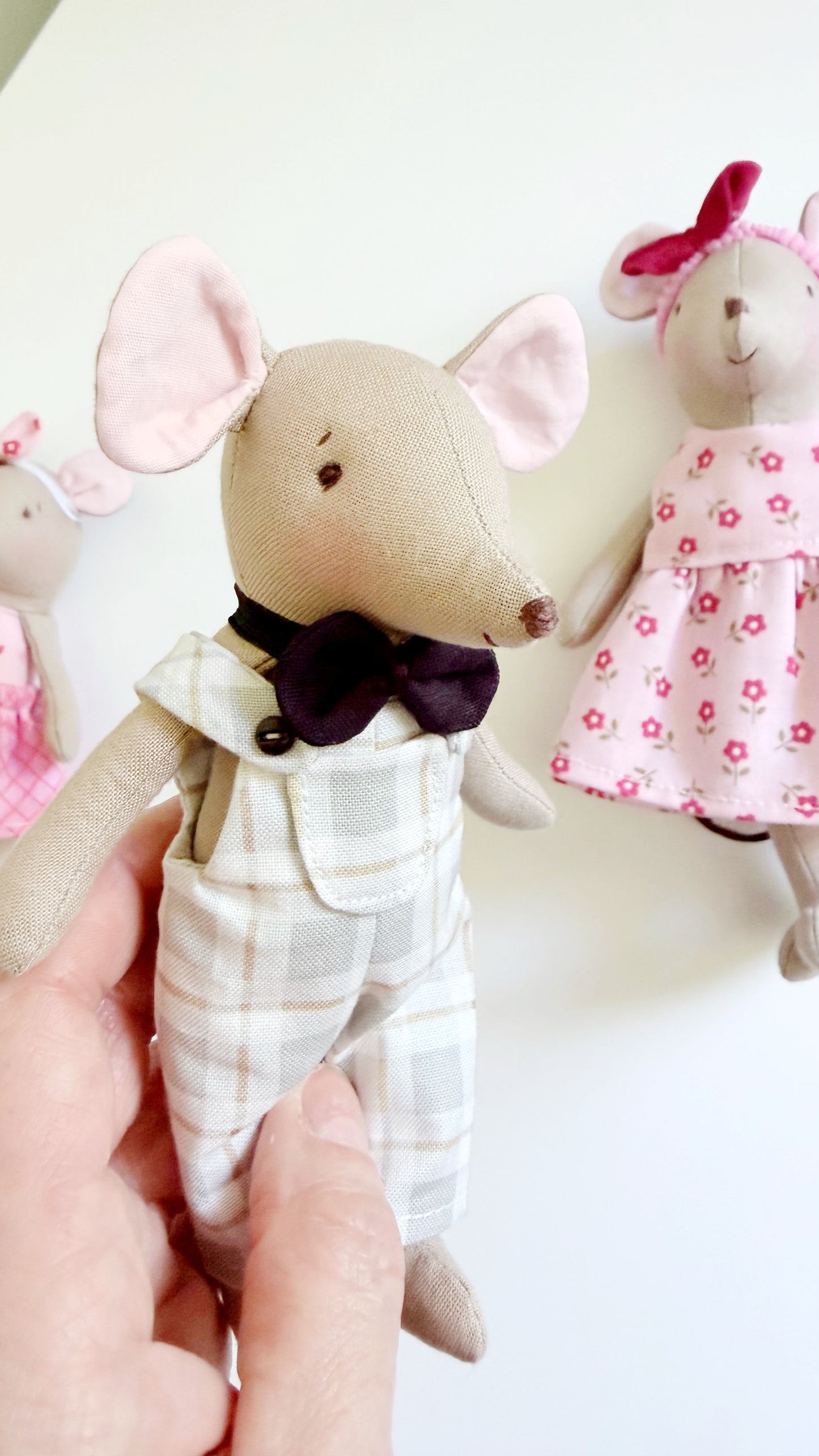 Mouse Family Pocket Mouse, Mouse Doll,  Mouse Doll