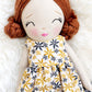 Heirloom Doll, Handmade Doll, Dress Up Doll, Yarn Haired Doll