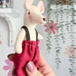 Mini Mouse Doll, Mouse Doll, Dollhouse Doll