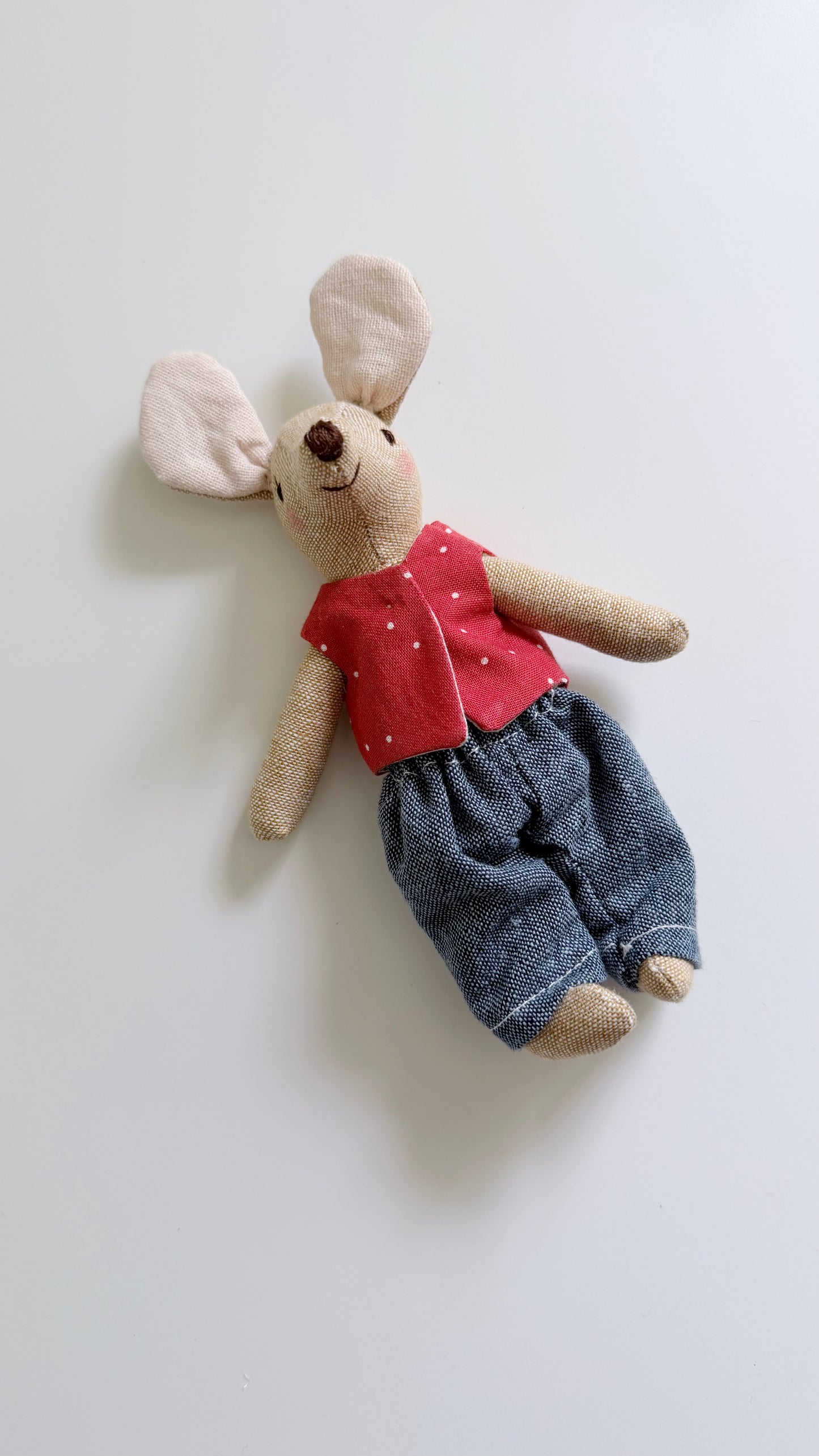 Red Pocket Mouse, Mouse Doll,  Mouse Doll