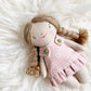 Mini Girl Doll, Girl Doll, Blonde Hair Doll, Dollhouse Doll