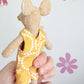 Yellow Pocket Mouse, Mouse Doll,  Mouse Doll