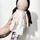 Heirloom Doll, Handmade Doll, Dress Up Doll, Yarn Haired Doll