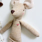 Brown Floral Pocket Mouse, Mouse Doll,  Mouse Doll