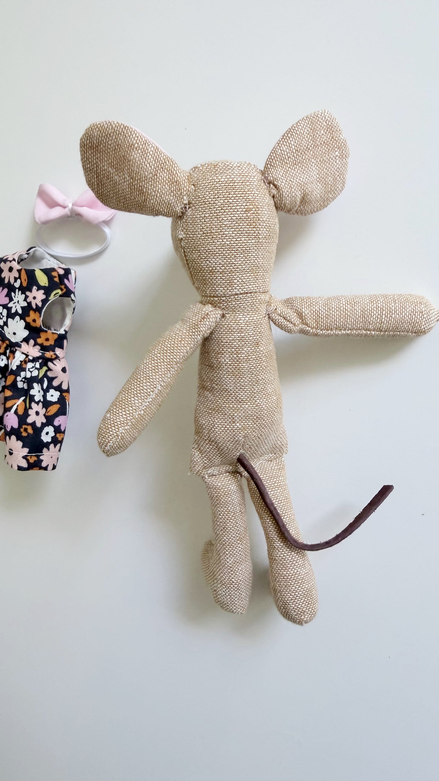 Floral Pocket Mouse, Mouse Doll,  Mouse Doll
