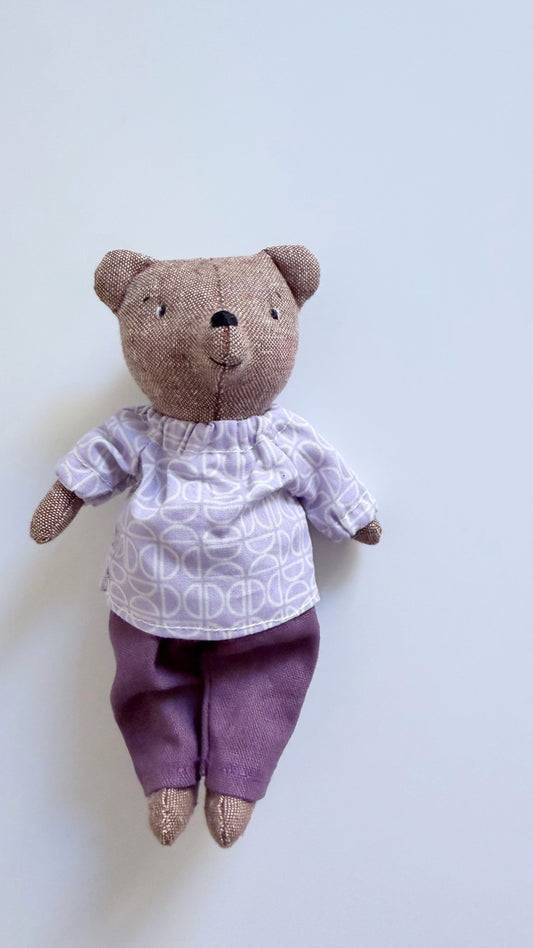 Dollhouse Bear, Mini Bear, Teddy Bear