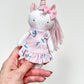 Mini Unicorn Doll, Unicorn Doll, Dollhouse Doll