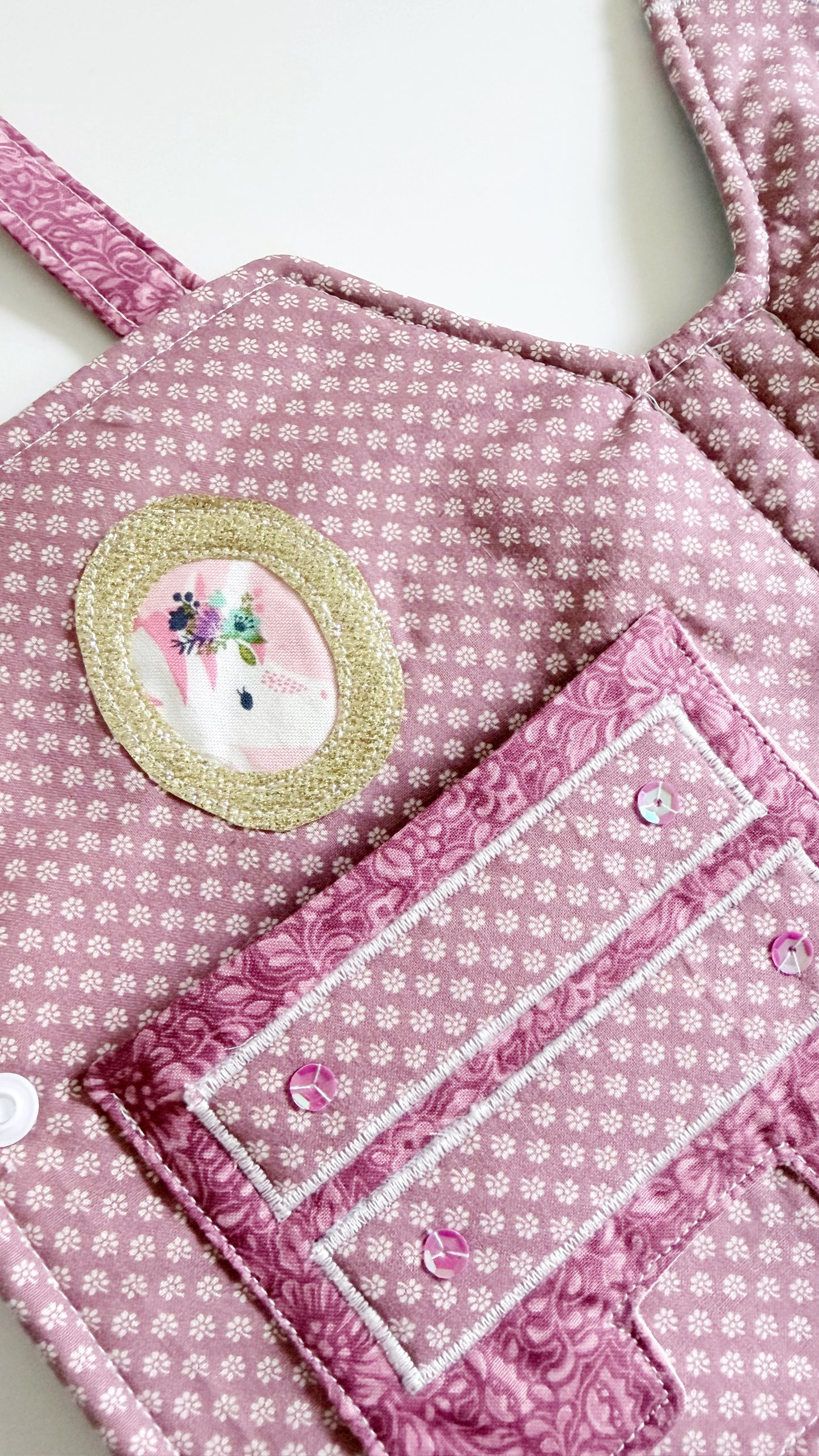 Travel Dollhouse, Pink Fabric Dollhouse