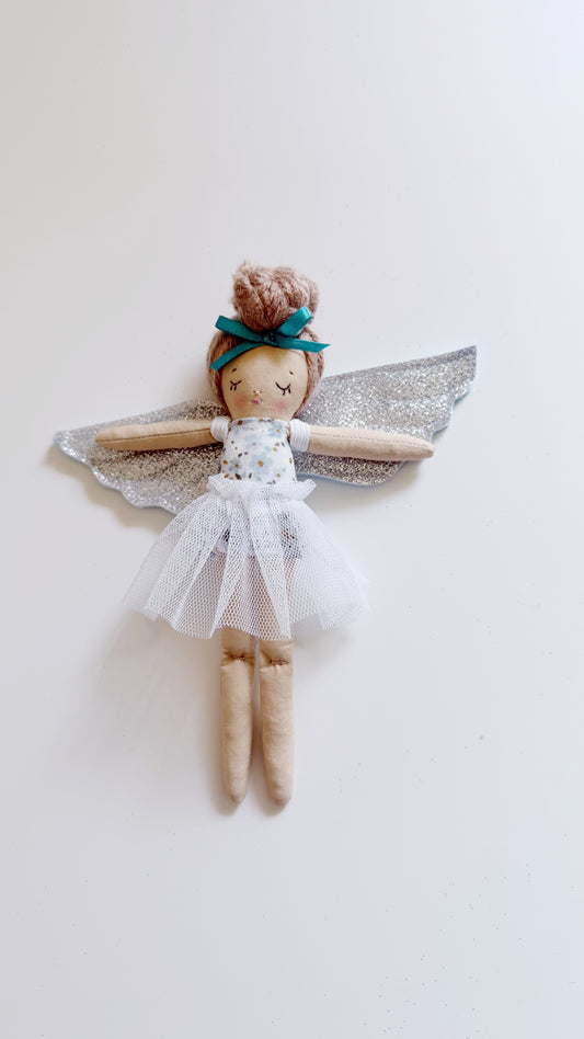 Teal Fairy Doll, Pocket Doll, Fairies