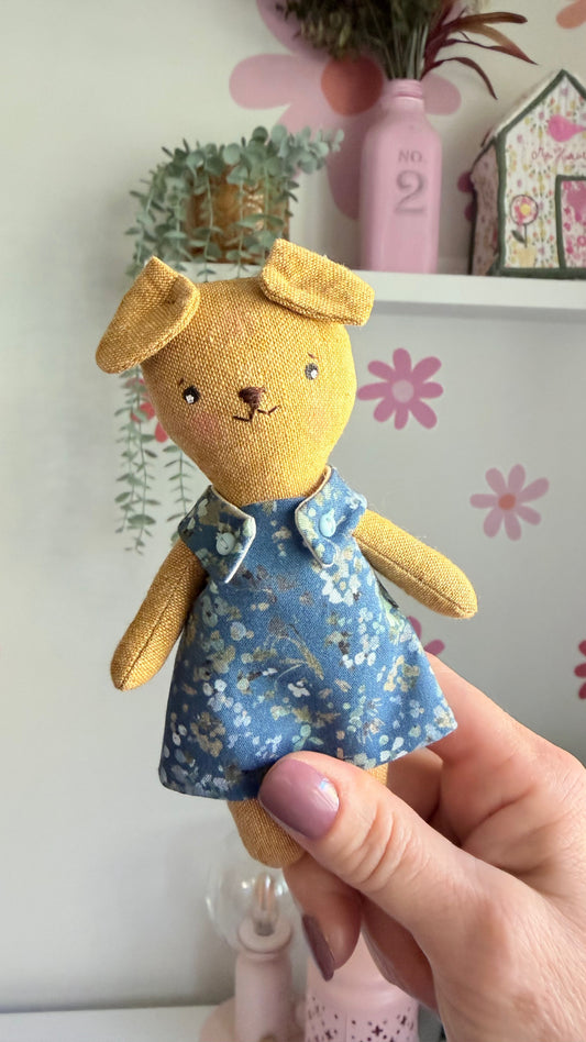 Mini Dog Doll, Dog Doll, Dollhouse Doll