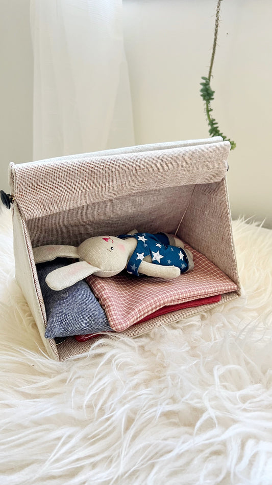 Mini doll tent, mini doll home, mini accessories