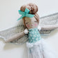 Teal Fairy Doll, Pocket Doll, Fairies