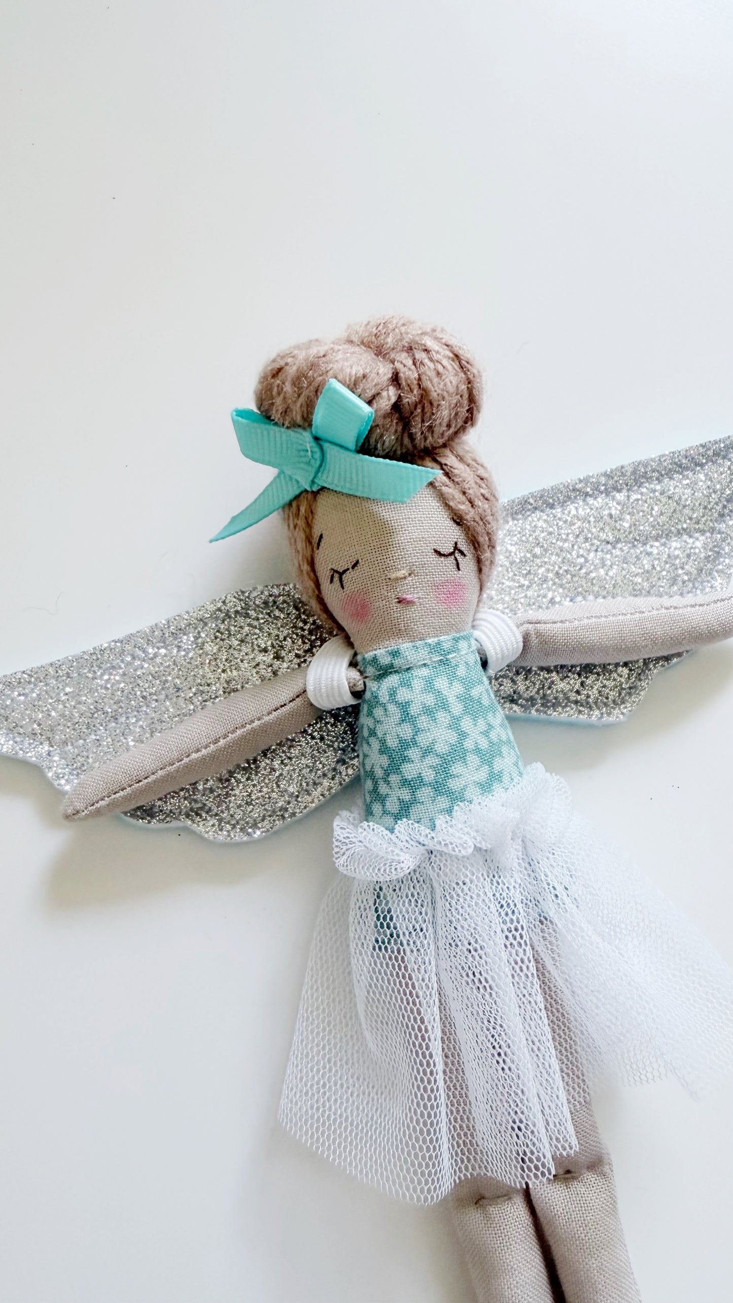 Teal Fairy Doll, Pocket Doll, Fairies