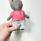 Mini Cat, Cat doll, dollhouse doll