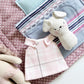 Travel Dollhouse, Pink Fabric Dollhouse