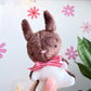 Brown Tea Cup Bunny, Bunny Doll, Brown  Bunny, Bunny Plushie
