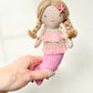 Mini Mermaid, Mermaid Doll,
