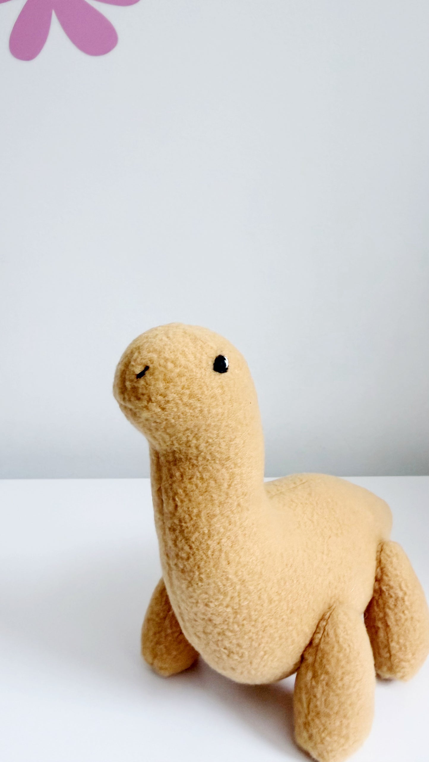 Yellow  Brontosaurus, Dino Plushie 