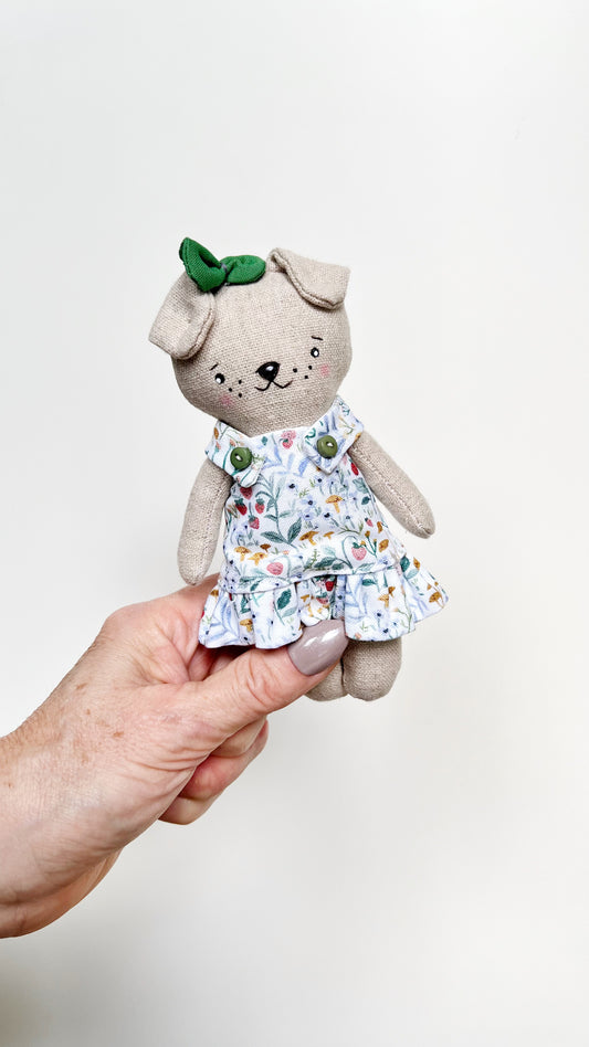 Mini Dog Doll, Dog Doll, Dollhouse Doll