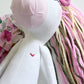 Unicorn Doll, Unicorn Fabric Doll, Textile Unicorn