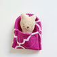 Puppy cozy pal, Bear doll, Pocket Pal, Animal in a Bed