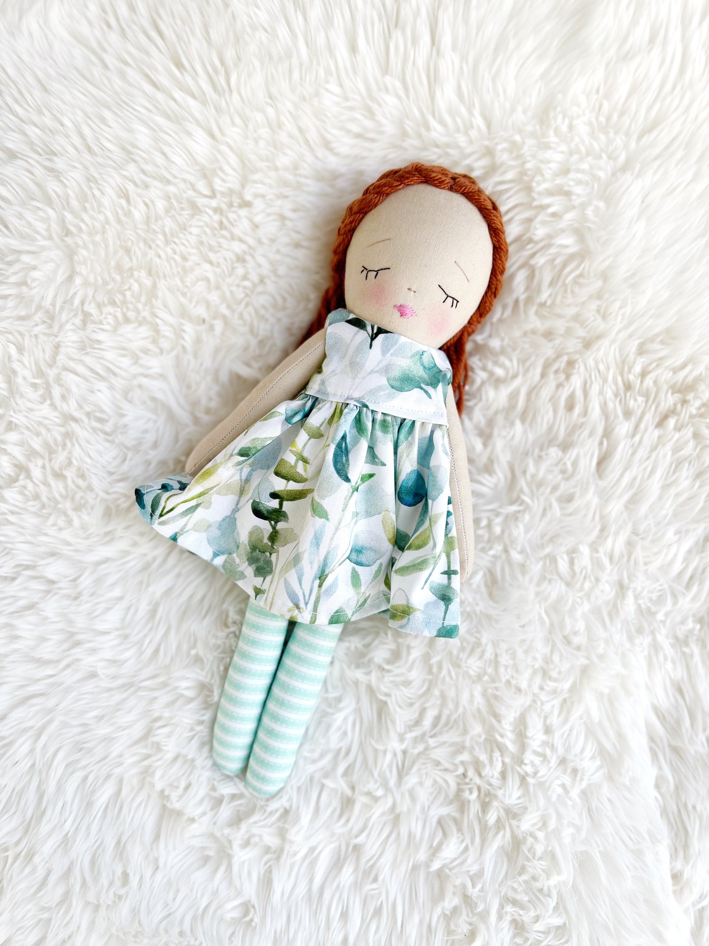 Heirloom Doll, Handmade Doll, Dress Up Doll, Yarn Haired Doll