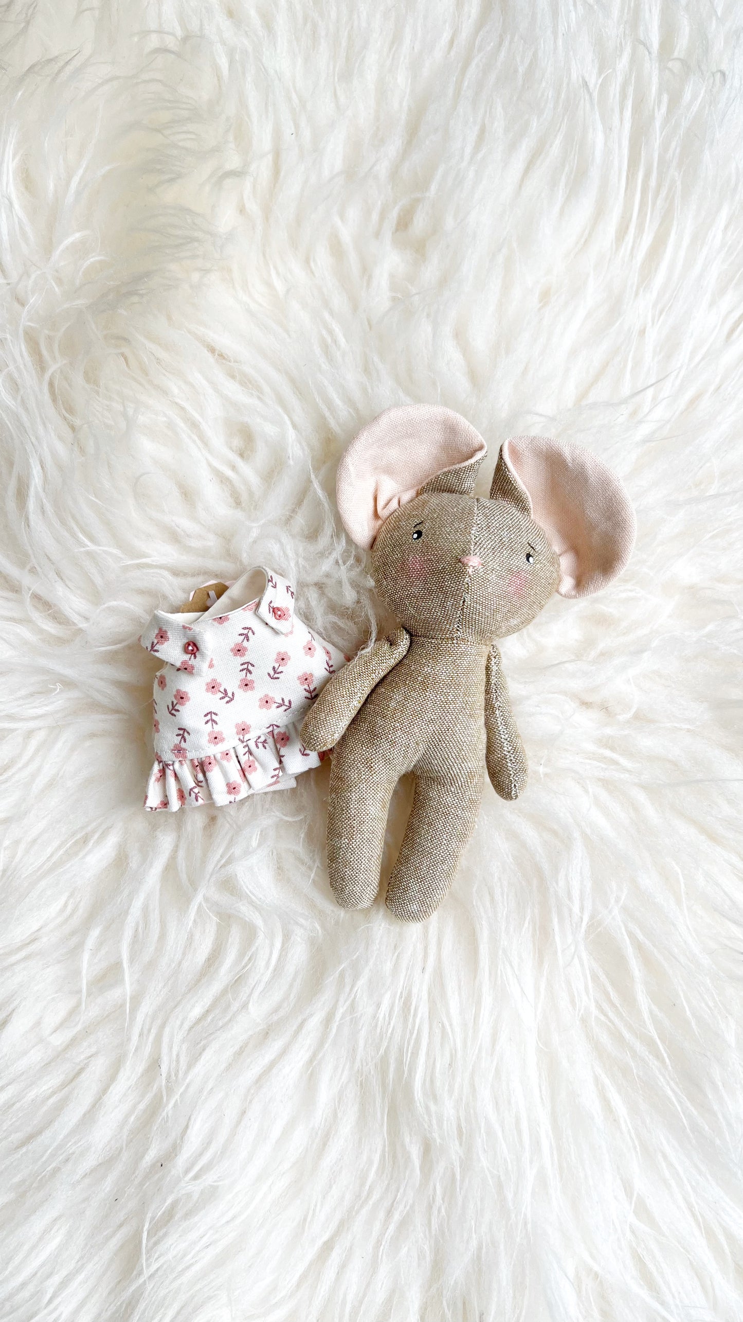 Mini Mouse Doll, Mouse Doll, Dollhouse Doll