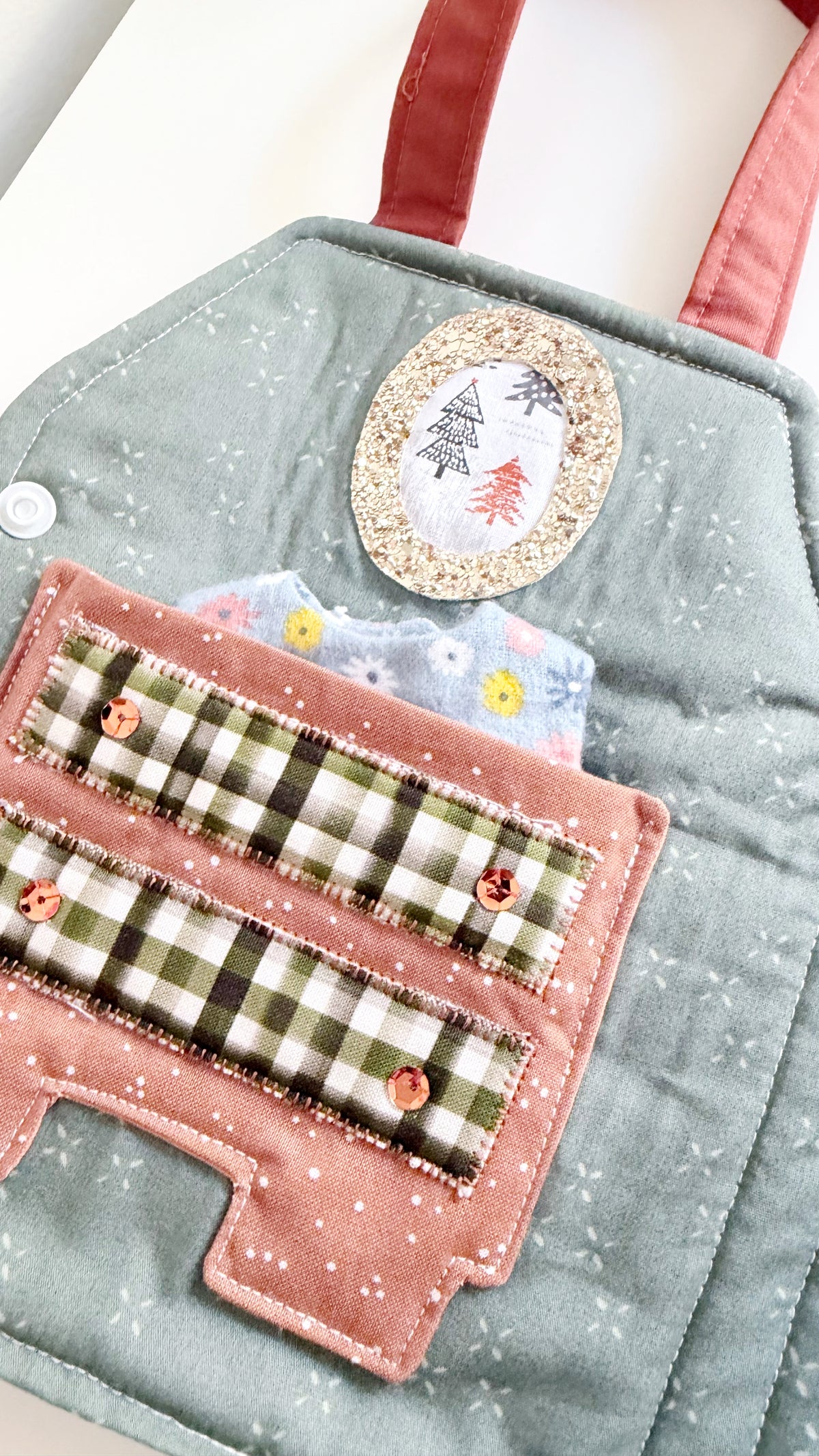 Travel Dollhouse, Portable Doll House, Fabric Dollhouse, Quiet Book