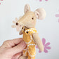 Yellow Pocket Mouse, Mouse Doll,  Mouse Doll