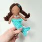 Mini Mermaid, Mermaid Doll,