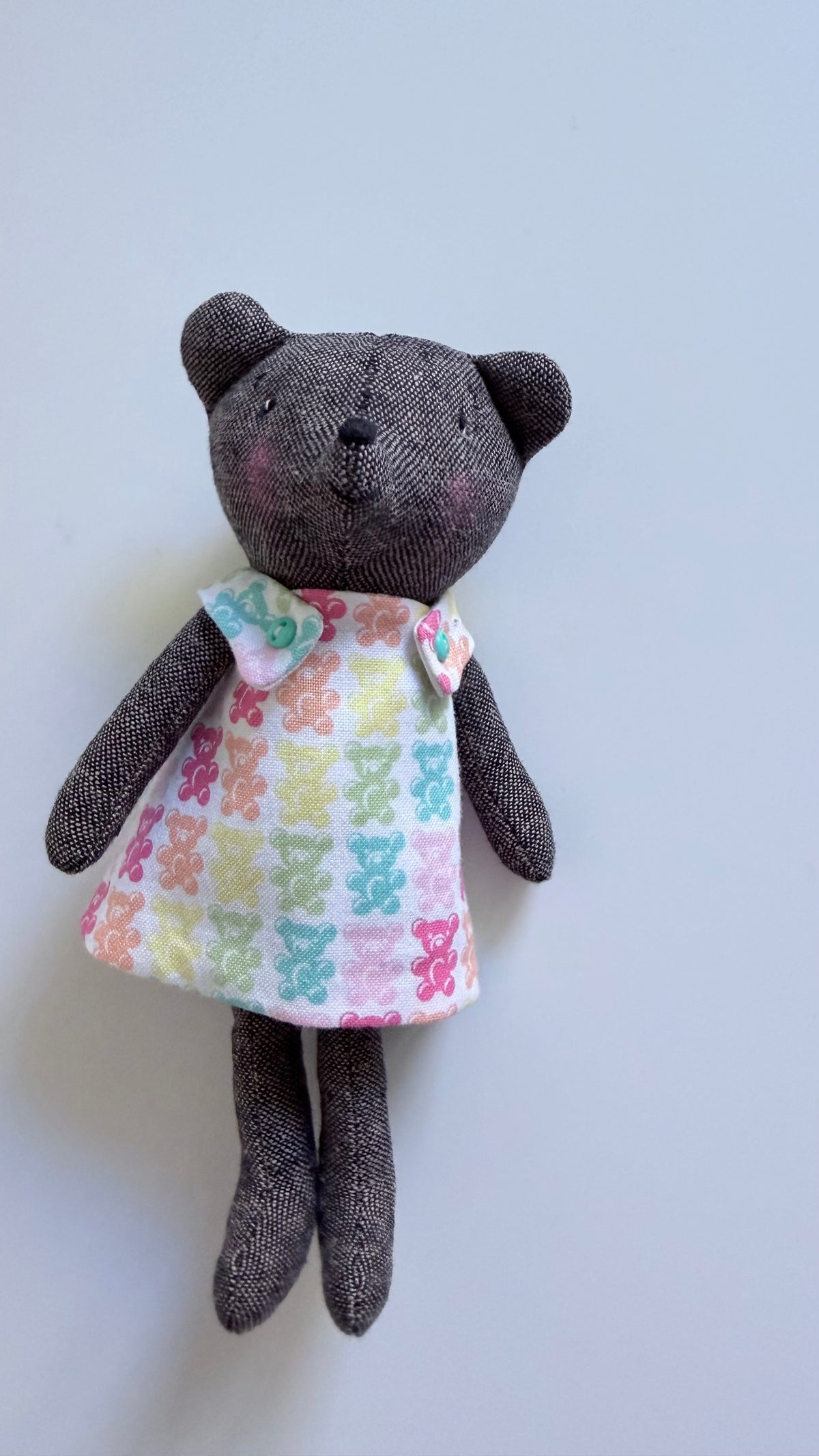 Dollhouse Bear, Mini Bear, Teddy Bear