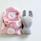 Bunny cozy pal, bunny doll, Pocket Pal, Animal in a Bed