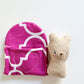 Puppy cozy pal, Bear doll, Pocket Pal, Animal in a Bed