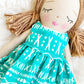 Heirloom Doll, Handmade Doll, Dress Up Doll, Yarn Haired Doll