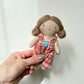 Mini Girl Doll, Girl Doll, Blonde Hair Doll, Dollhouse Doll