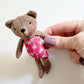 Sister Bear, Bear Doll, Mini Doll,Dollhouse Doll, Dollhouse Bear