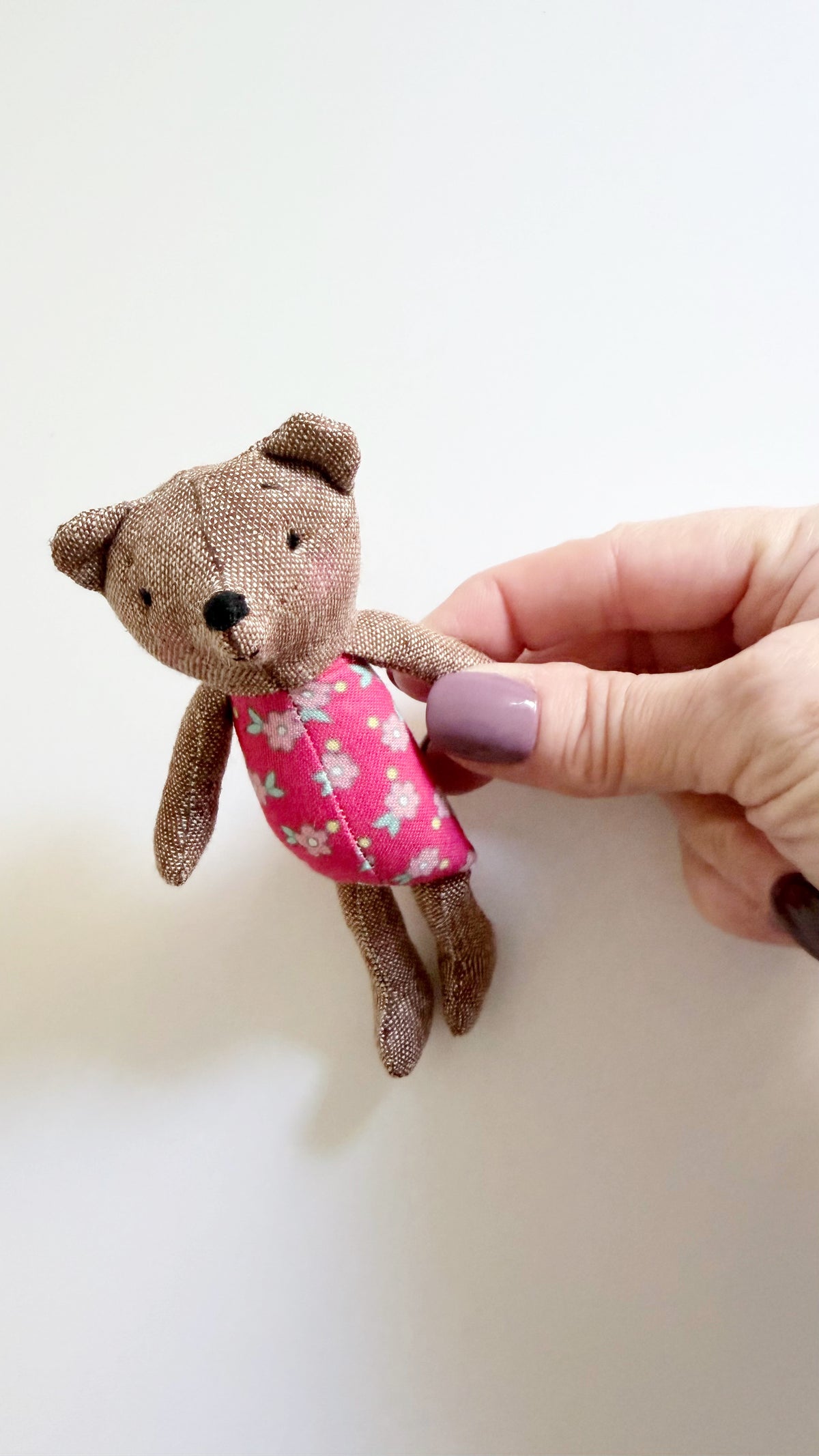 Sister Bear, Bear Doll, Mini Doll,Dollhouse Doll, Dollhouse Bear
