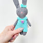 Mini Bunny Doll, Bunny  Doll, Dollhouse Doll