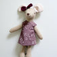 Maroon Pocket Mouse, Mouse Doll, Purple Mouse Doll